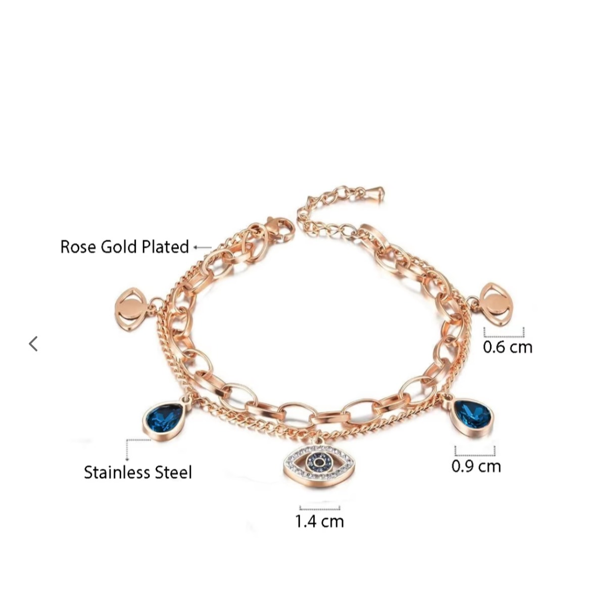 “Charm & Disarm” – Evil Eye Galaxy Bracelet