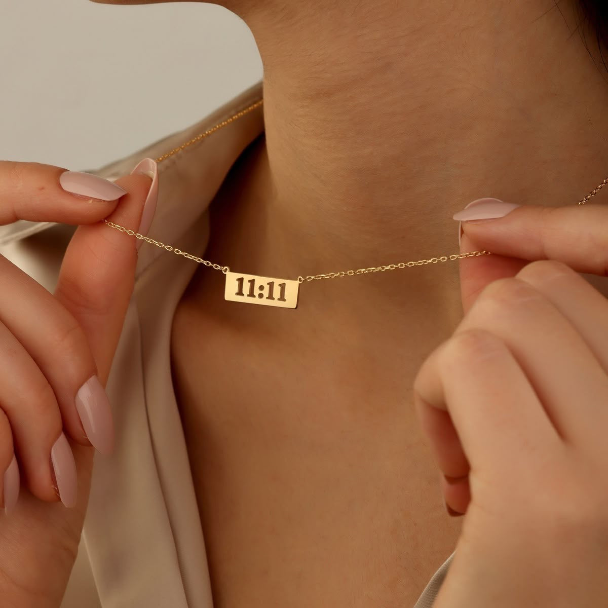 “Make a Wish” – 11:11 Gold Necklace