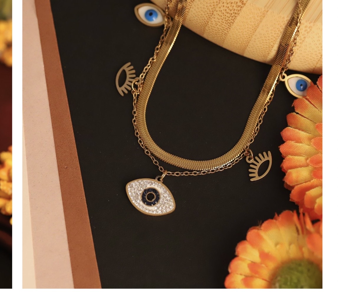 Mystic Evil Eye Layered Necklace